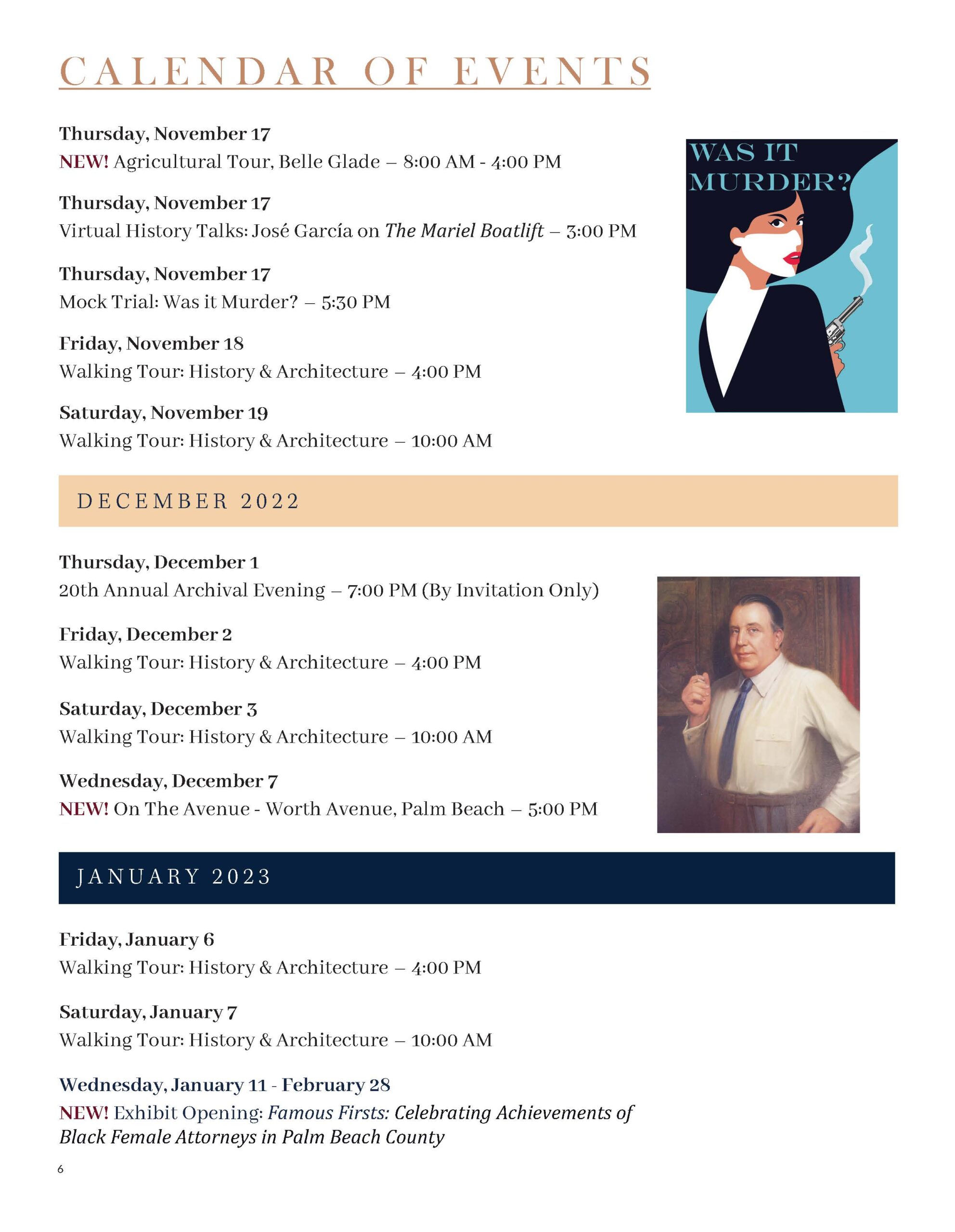 Season Guide – Historical Society of Palm Beach County