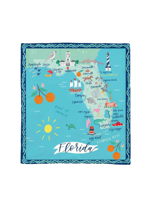 Florida Tea Towel