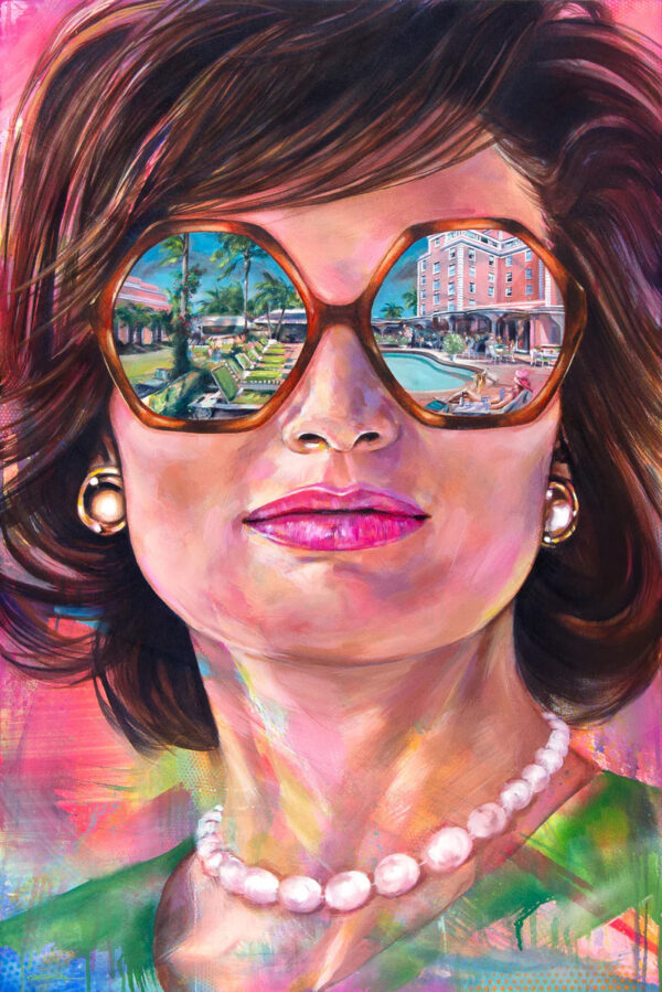 Kyle Lucks: "Jackie at the Colony" 10" x 6.7" Print